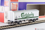 JOUEF 6268 - H0 1:87 - Carro merci 2 assi DSB modello Za 99309 Carlsberg
