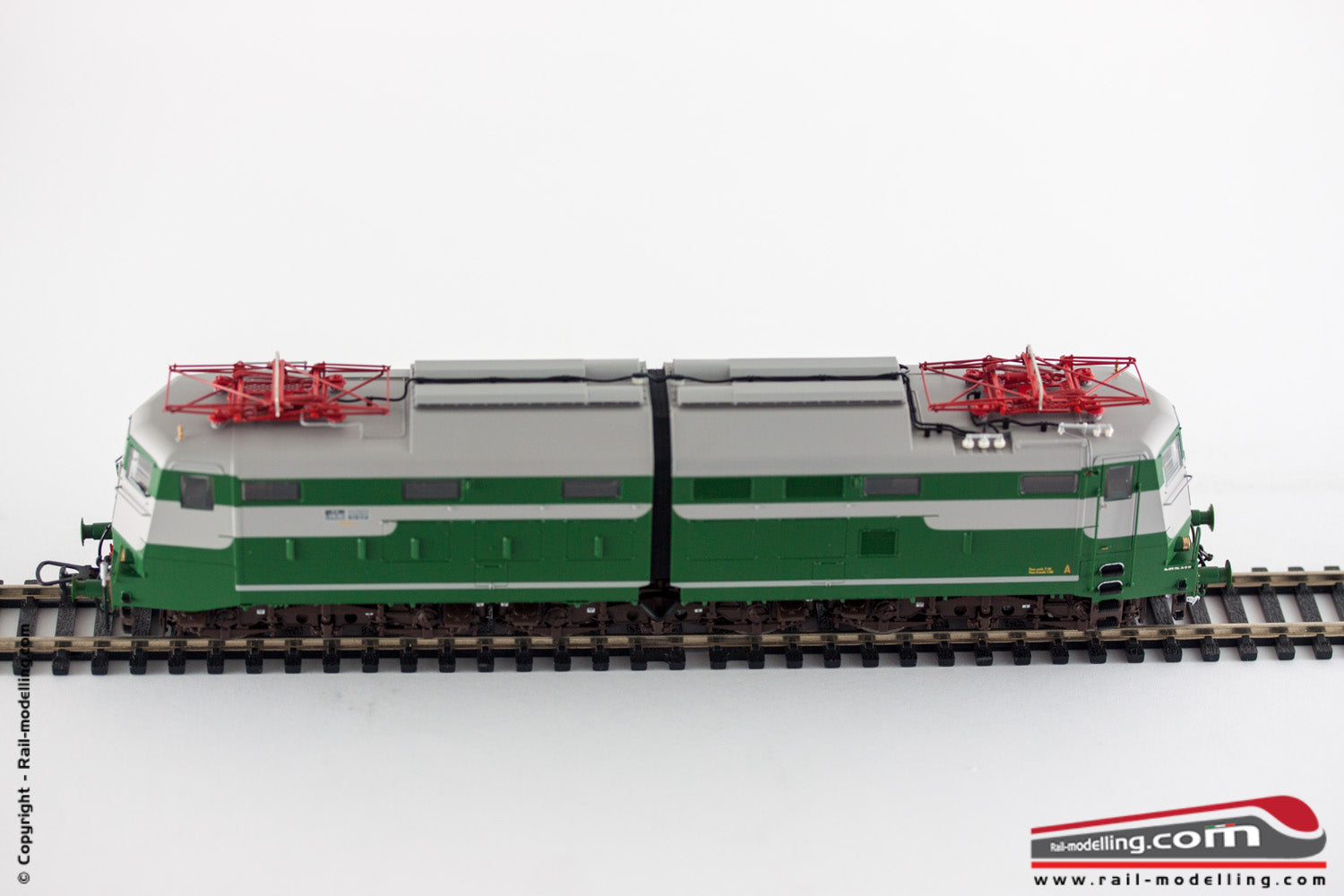 LE MODELS LE20653 - H0 1:87 - Locomotiva elettrica FS E 646 002 livrea grigio nebbia / verde fregio FS sperimentale