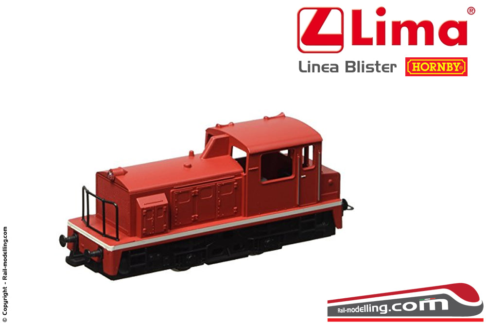 LIMA HL2301 - H0 1:87 - Locomotore diesel da manovra in livrea rossa - Linea Blister