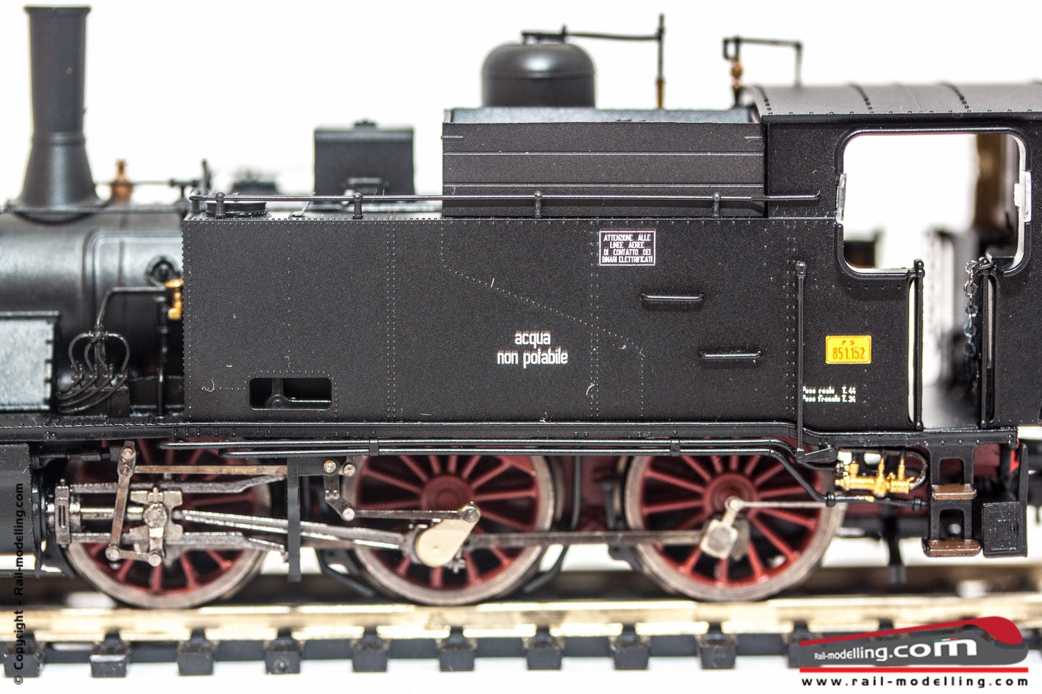 LIMA EXPERT HL2670D - H0 1:87 - Locomotiva a vapore FS Gr 851.152 Ep. IIIa DCC