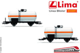 LIMA HL6302 - H0 1:87 - Set due carri cisterna Linea Blister