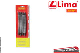 HORNBY HT8301 - H0 1:87 - Set 4 Binari curviR606 438mm arc.22,5 in Nickel Silver altezza rotaia mm.2,5