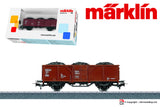 MARKLIN 4431 - H0 1:87 - Carro merci aperto 2 assi DB modello El-u con carico carbone
