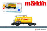 MARKLIN 4442 - H0 1:87 - Carro merci cisterna 2 assi tedesco DB socièta petrolifera Shell
