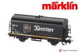 MARKLIN 44195 - H0 1:87 - Carro merci DB per trasporto birra Köstritzer NUOVO OVP