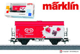 MARKLIN 44201 - H0 1:87 - Carro merci frigo 2 assi DB società Algida Lagnese 