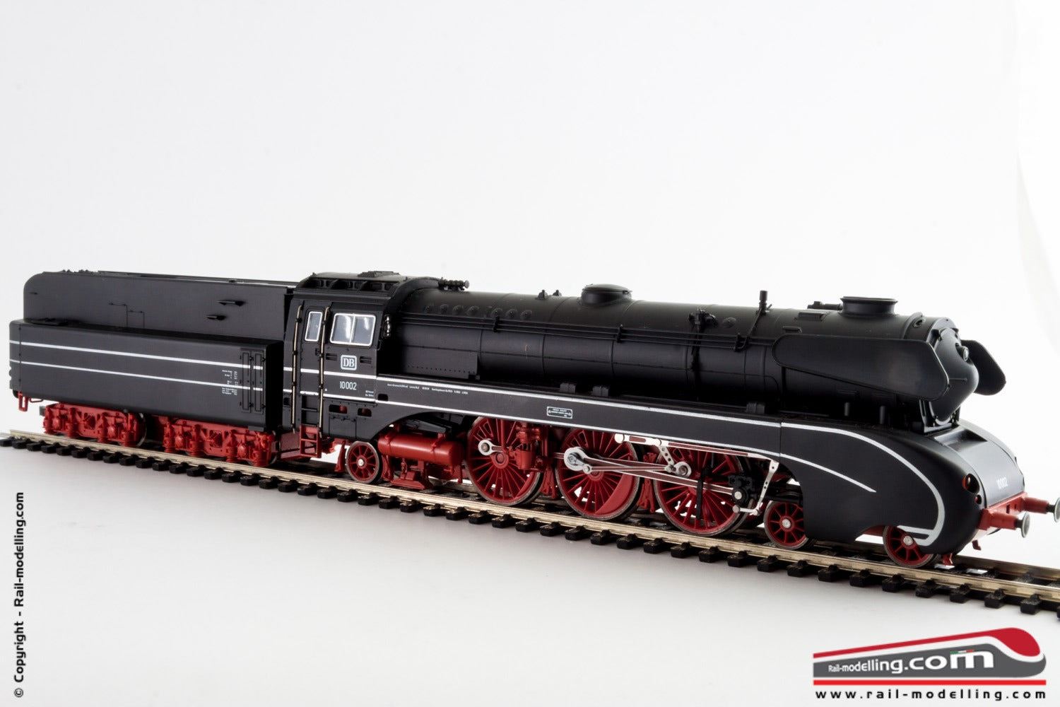 RIVAROSSI 1324 - Locomotiva a vapore carenata 2-3-1 Br 10 002 DB - DIGITALIZZATA