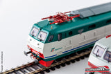 RIVAROSSI HR2432 - H0 1:87 - Set 2 Locomotive Elettriche E 444R 103 e 078 motorizzate