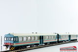 RIVAROSSI HR2490 - H0 1:87 - Set automotrici Diesel FS ALn 663 livrea blu bianco origine