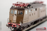 RIVAROSSI HR2500 - H0 1:87 - Locomotiva elettrica FS E424 103 Breda porte frontali e separatore D'Arbela 
