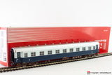 RIVAROSSI HR4098 - 1:87 - Carrozza viaggiatori FS 2° cl + Ristoro B. 45263 Treno Azzurro 