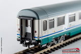 RIVAROSSI HR4167 - 1:87 - Carrozza viaggiatori FS UIC-Z1 di 1° Cl. Livrea XMPR