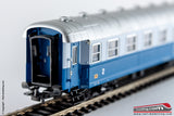 RIVAROSSI HR4222 - 1:87 - Carrozza viaggiatori FS 1959 Bz 2° Cl. Ex Treno Azzurro Ep.IVa