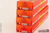 RIVAROSSI - 1:80 - Set 4 carrozze convoglio New Jersey Central Line 2644/5/7/8