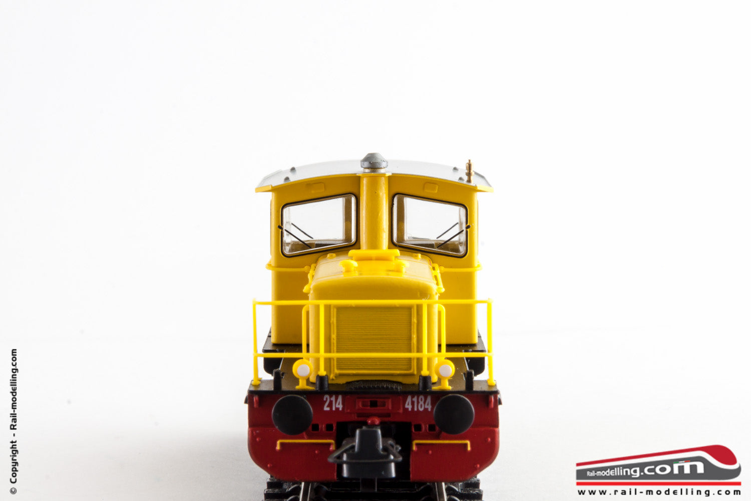 ROCO 52650 - H0 1:87 - Locomotiva da manovra FS RFI D 214 4184 livrea gialla