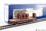 ROCO 66348 - H0 1:87 - Carro merci 2 assi per trasporto cabine garitte 