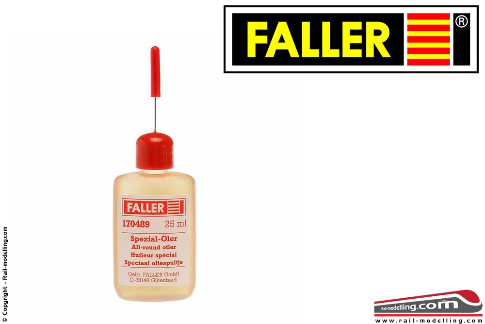 FALLER 170489 - Olio lubrificante professionale per modellismo da 25ml