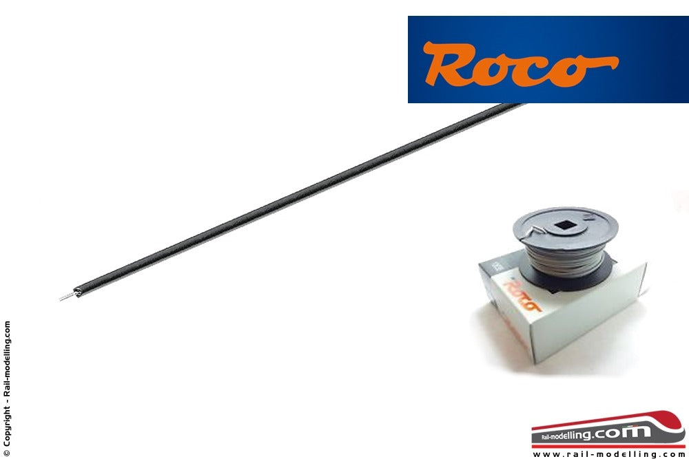ROCO 10638 - Bobina da 10mt di cavo unipolare grigio sezione 0,7mm