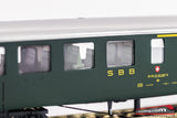 ROCO 44730 - H0 1:87 - Carrozza passeggeri SBB-CFF-FFS di 1° e 2° classe con terrazzini
