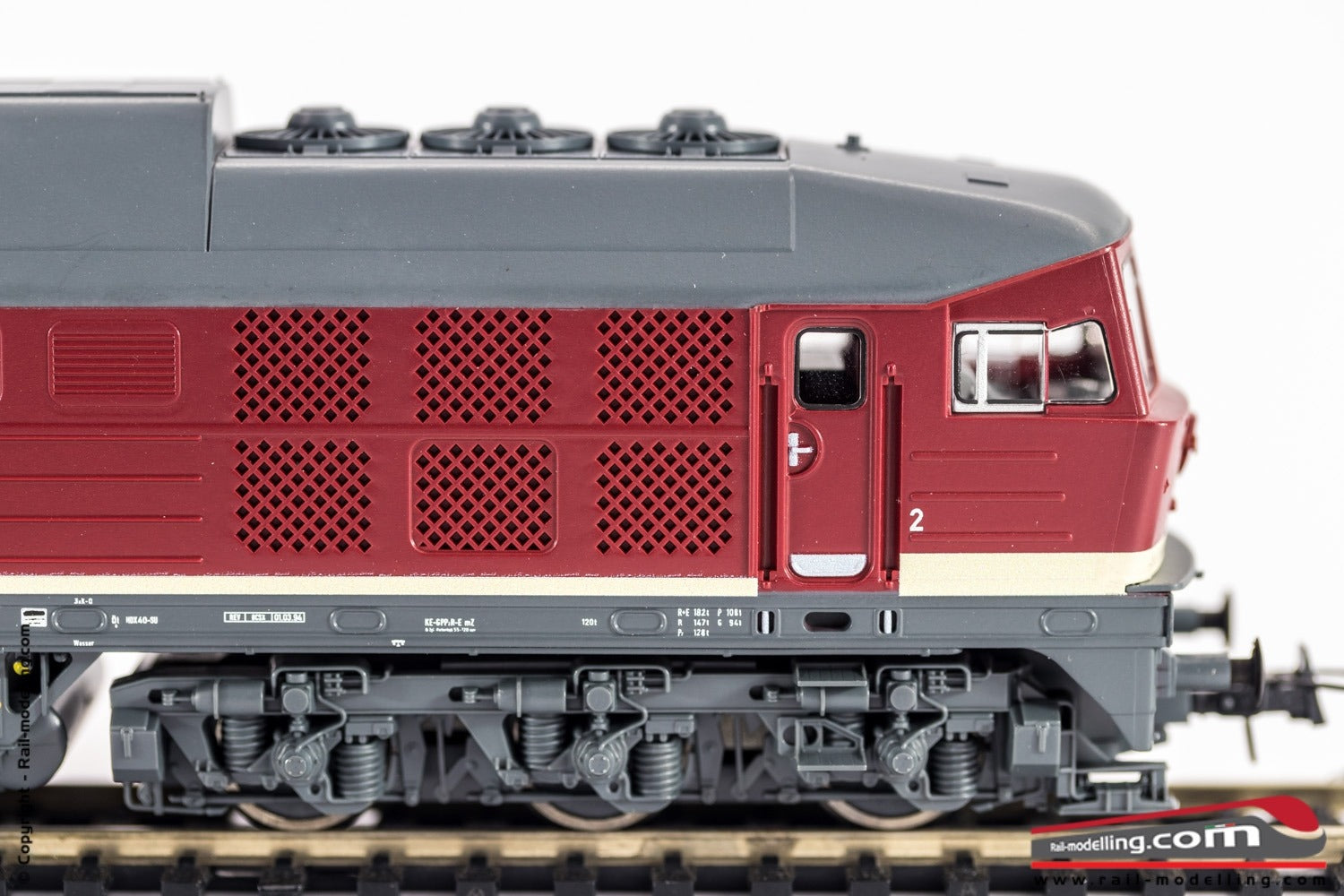 ROCO 52460 - H0 1:87 - Locomotiva Diesel tedesca DB Gruppo 232 motore a volano Ep. V