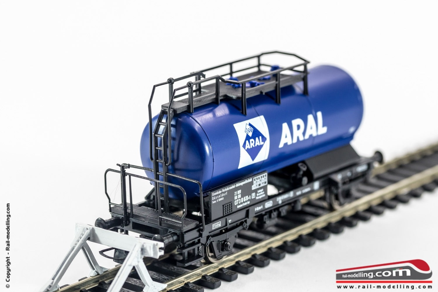 ROCO 56258 - H0 1:87 - Carro cisterna DB Compagnia ARAL - 21 80 073 8 611-1