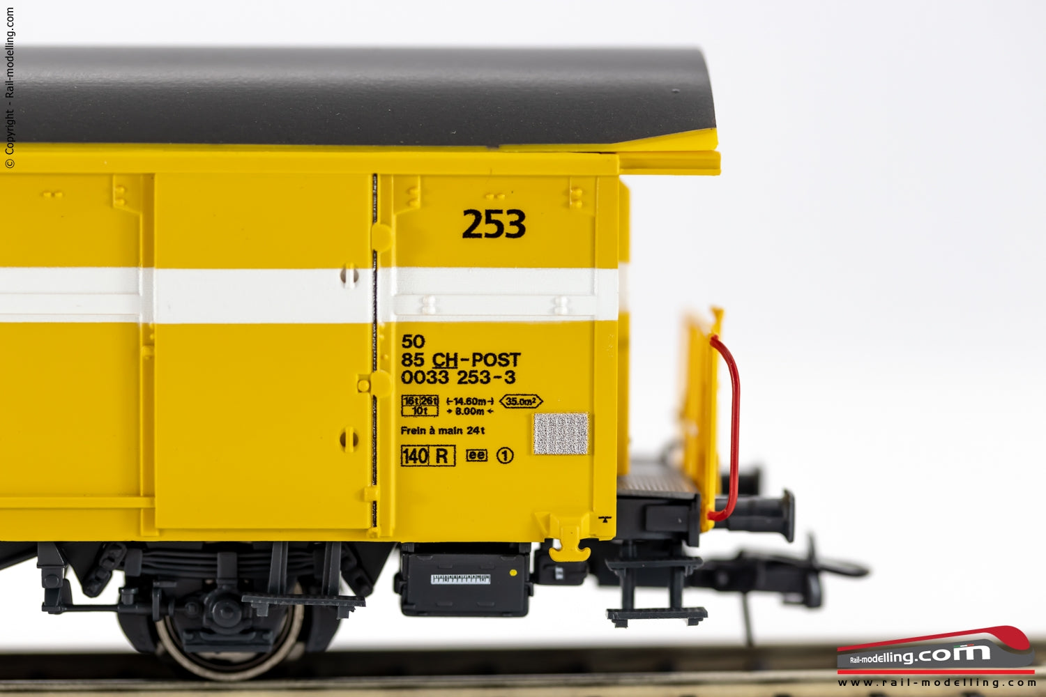 ROCO 67187 - H0 187 - Carro merci postale svizzero SBB CFF FFS modello Z2 Ep VI