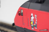 ROCO 70656 - H0 187 - Locomotiva elettrica SBB CFF FFS 460 058-1 livrea 100 anni Circo Knie Ep. VI
