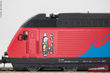 ROCO 70656 - H0 187 - Locomotiva elettrica SBB CFF FFS 460 058-1 livrea 100 anni Circo Knie Ep. VI