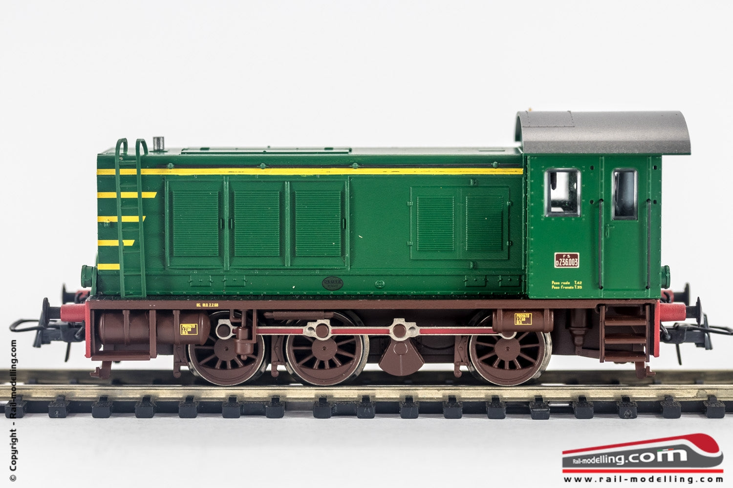 ROCO 72810 - H0 1:87 - Locomotiva diesel da manovra D 236.003 livrea verde Ep.: III