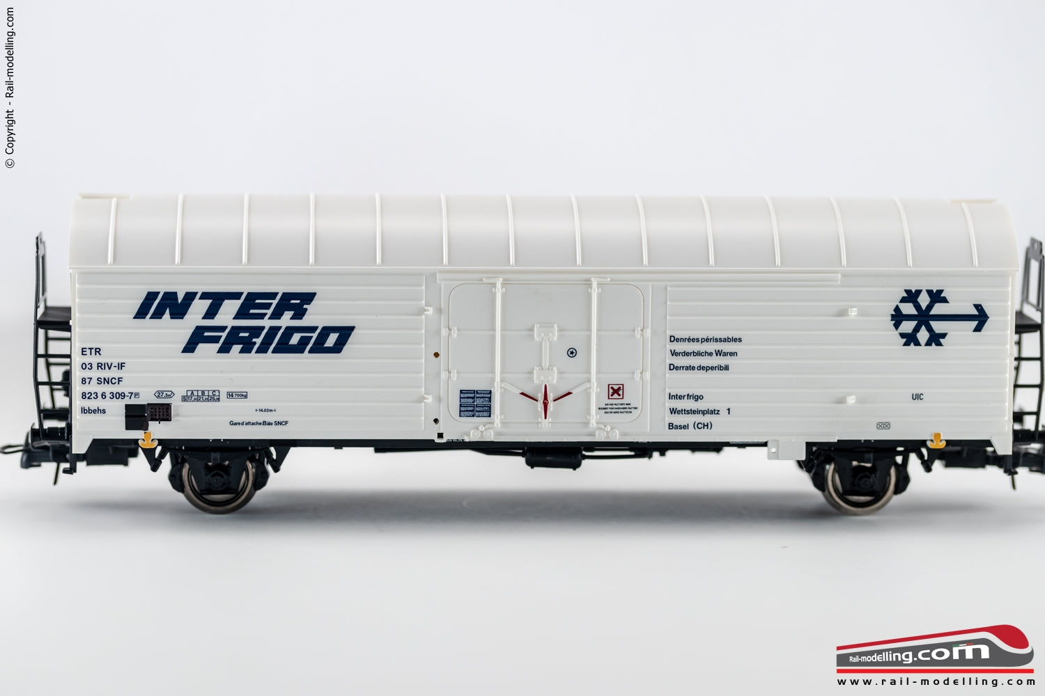 ROCO 76040 - H0 187 - Set 2 carri frigo INTERFRIGO SCF modello Lbbehs ep. IV