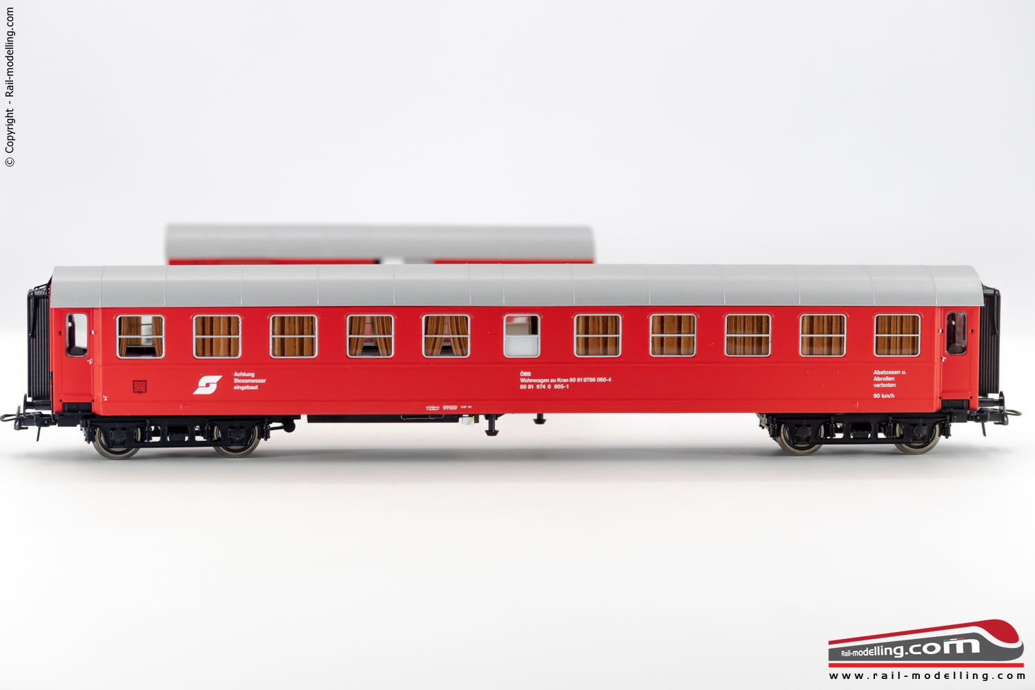 ROCO 76050 - H0 187 - Set 3 vagoni manutenzione Ferrovie federali austriache OBB