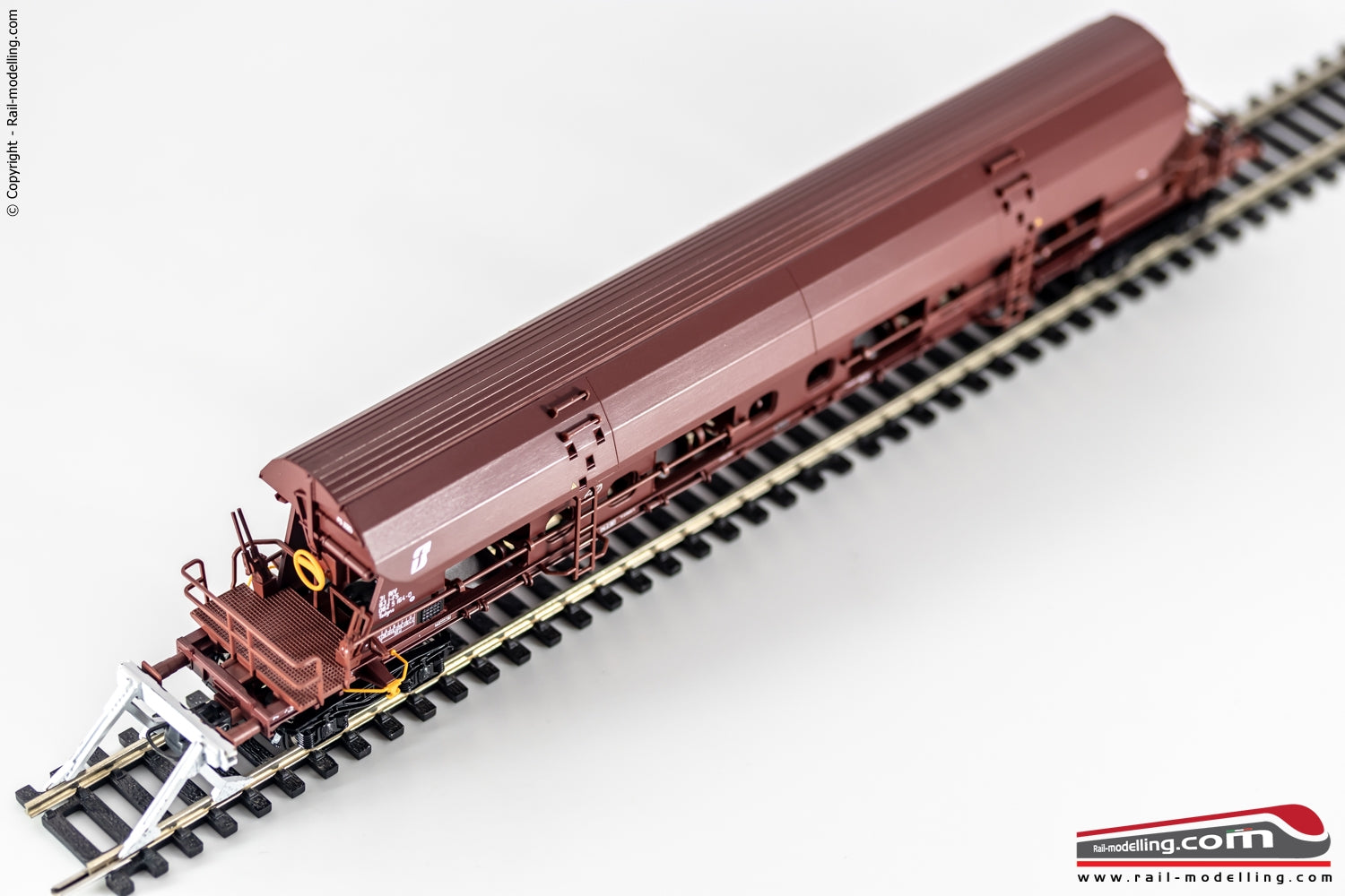 ROCO 76407 - H0 187 - Carro merci tramoggia FS modello Tadgns Ep. VI