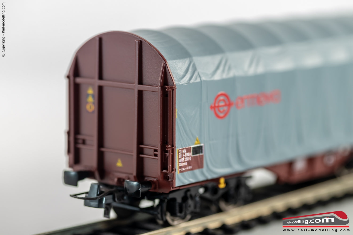 ROCO 76447 - H0 187 - Carro merce telonato ERMEWA ArcelorMittal Ep. VI