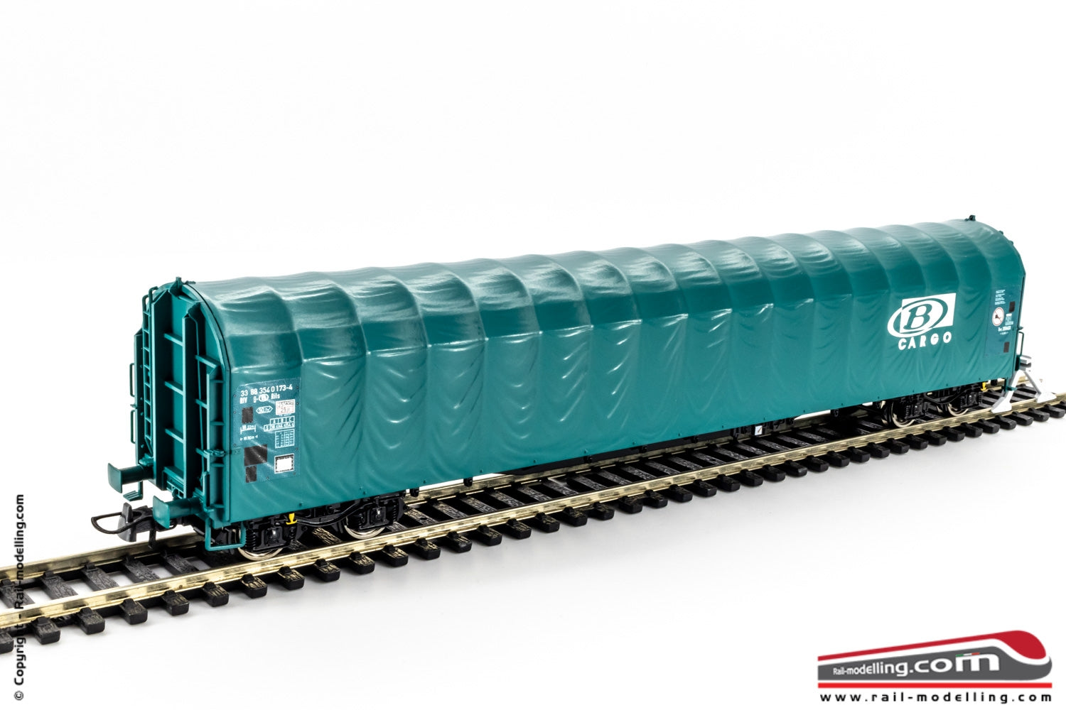 ROCO 76470 - H0 1:87 - Carro merci lungo telonato B Cargo modello Rils
