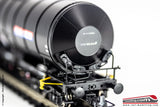 ROCO 76538 - H0 1:87 - Carro merci cisterna inclinata nera PKP NACCO modello Zaes