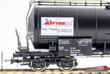 ROCO 76538 - H0 1:87 - Carro merci cisterna inclinata nera PKP NACCO modello Zaes