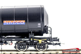 ROCO 76538 - H0 1:87 - Carro merci cisterna inclinata nera PKP NACCO modello Zaes