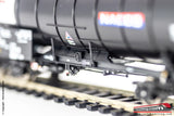 ROCO 76538 - H0 1:87 - Carro merci cisterna inclinata nera PKP NACCO modello Zaes