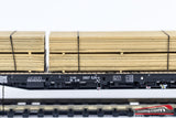 ROCO 76773 - H0 1:87 - Carro Merci pianale a stanti con carico legname ferrovie DB Ep. VI