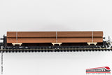 ROCO 76792 - H0 1:87 - Carro Merci pianale a stanti con carico tubi ferrovie NS Ep. III
