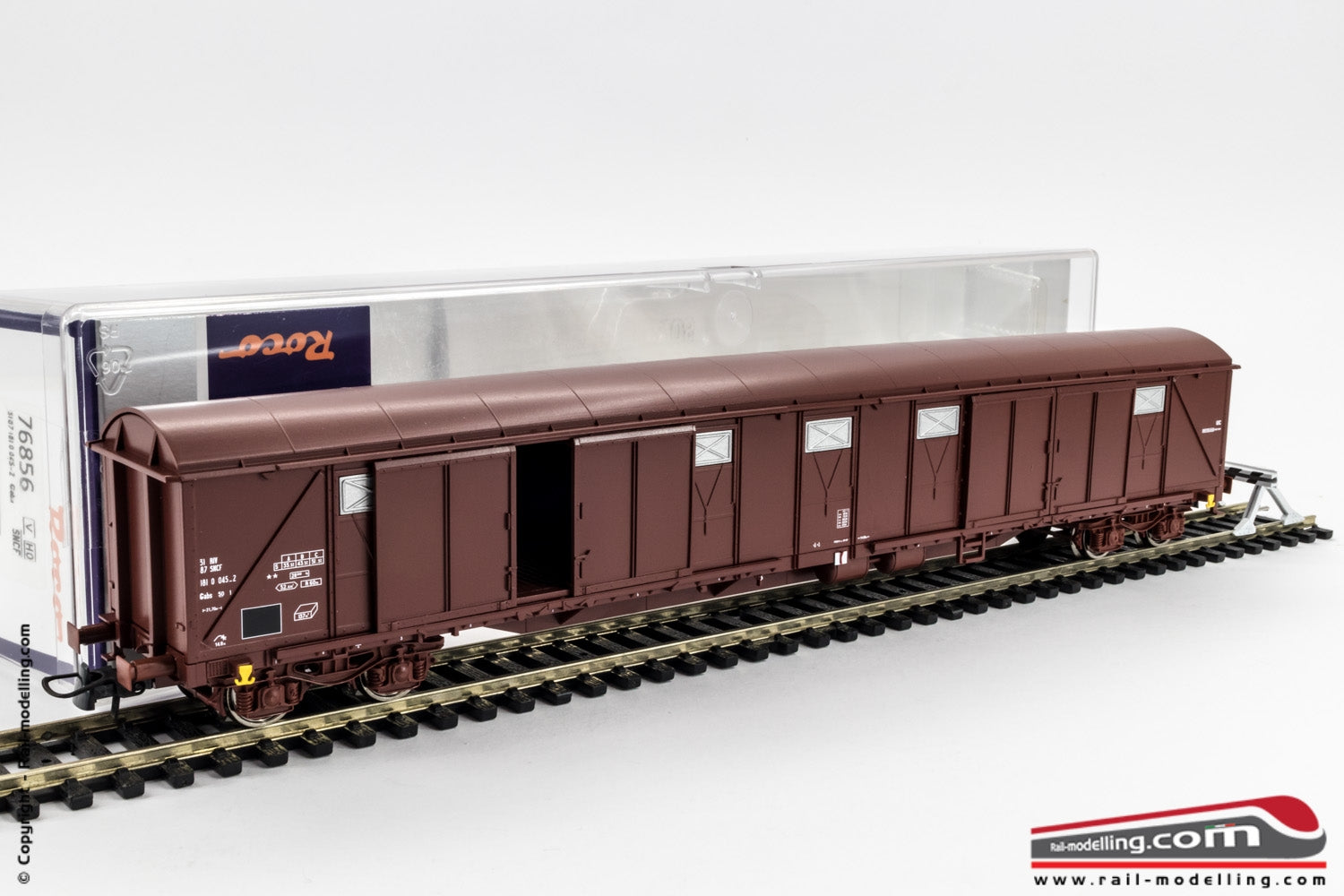 ROCO 76856 - H0 1:87 - Carro merci chiuso SNCF modello Gabs con porte scorrevoli Ep. V