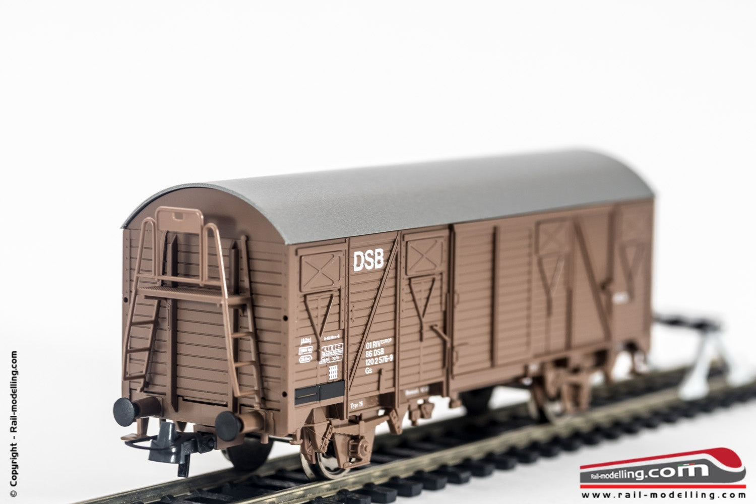 ROCO 76896 - H0 1:87 - Carro merci chiuso DSB modello Gs Ep. IV