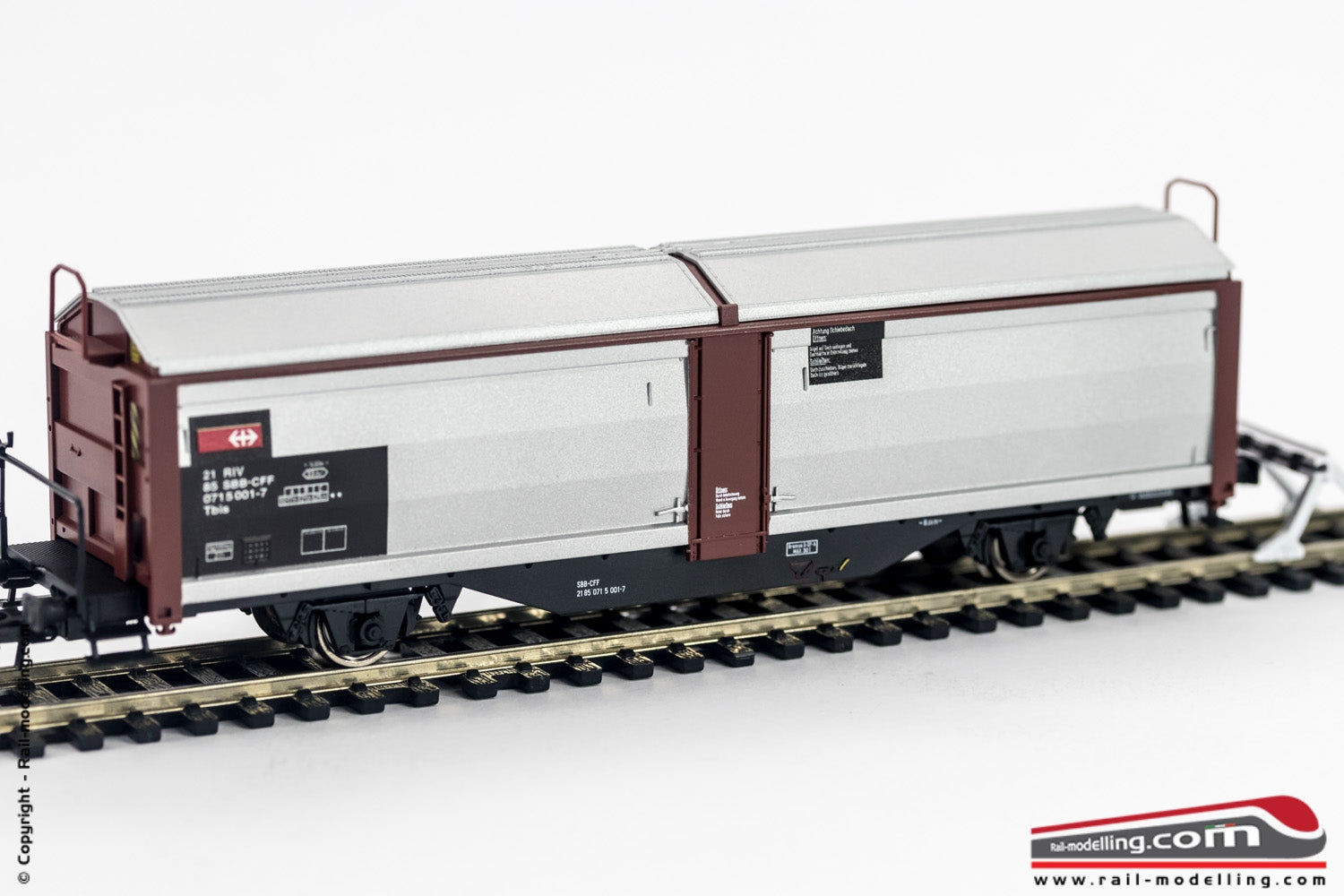 ROCO 76898 - H0 1:87 - Carro merci chiuso SBB CFF FFS modello Tbis Ep. V