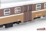 VITRAINS 1138 - H0 187 - Automotrice diesel FS Aln 668.1400 + rimorchio ALn 668.1401 castanoisabella ep.III