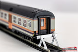 VITRAINS 3233 - H0 187 - Carrozza MDVC pilota passante TE di 2° cl. livrea origine logo tv FS e bici interni illuminati Ep. IV