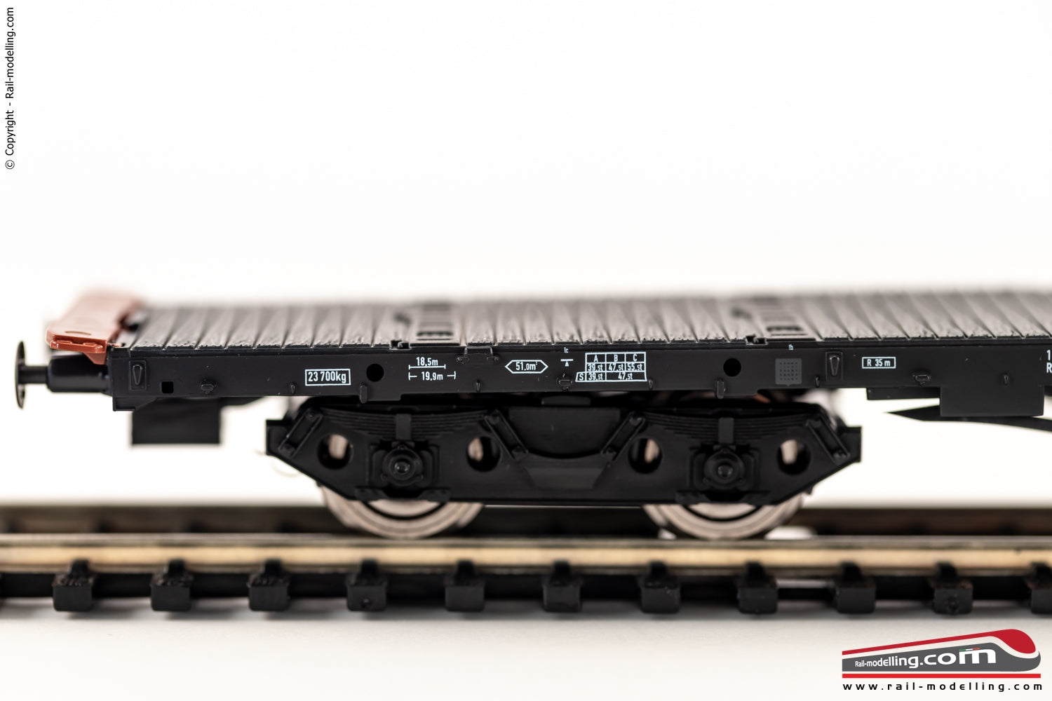 VITRAINS 3301 - 187 - Carro a pianale DB modello Rs 680 Ep.IV