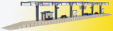 VOLLMER 43532 - H0 1:87 - Pensilina e banchina ferroviaria con accessori 62 x 4.8 x 7.2 cm